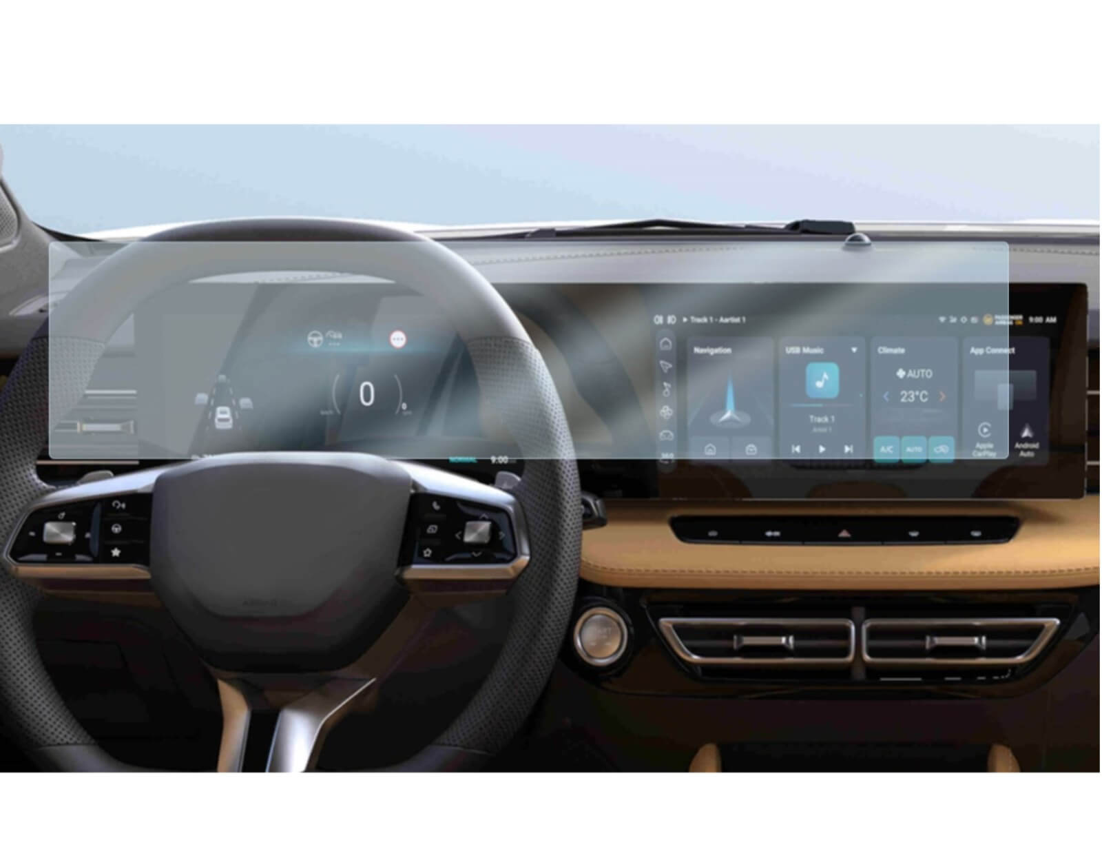 MG HS Ekran Koruyucu Multimedya Dijital Gösterge Nano Parlak