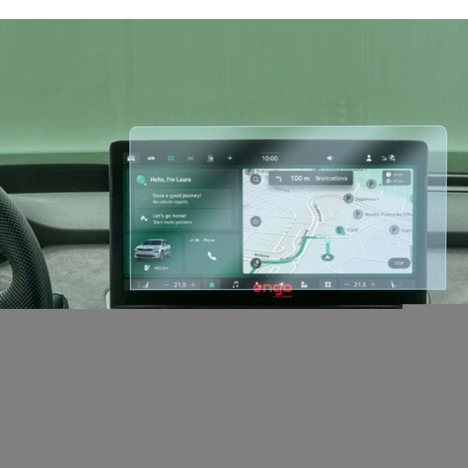 Skoda Elroq 13 inç Ekran Koruyucu Multimedya Parlak Nano